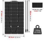Elastyczny Panel Słoneczny Monokrystaliczny 1000W