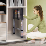 Stalowa Teleskopowa Drabina 3.2m – Wytrzymała i Stabilna