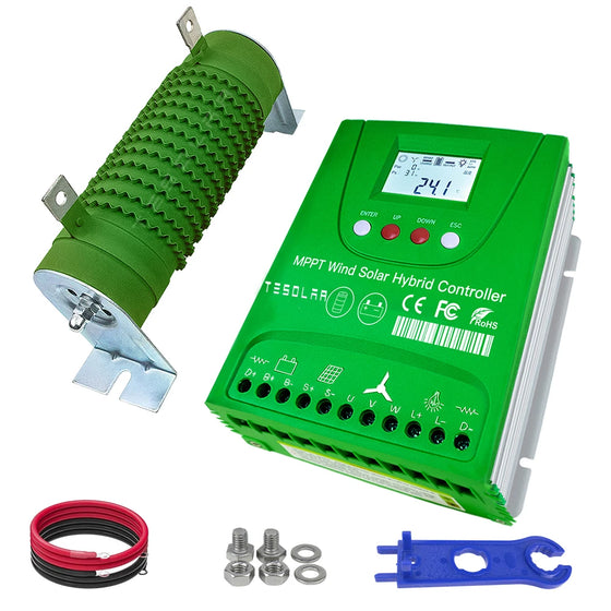 Kontroler słoneczny i wiatrowy Regulator MPPT Bluetooth 12V/24V/48V