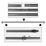 Stojak tła ze podwójną poprzeczką do fotografii i filmu