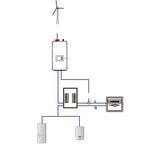 Turbina Wiatrowa Domowa 3/5kW Niski Poziom Hałasu i System Baterii