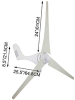 Wiatrak Turbina 300W 400W 500W z MPPT kontroler